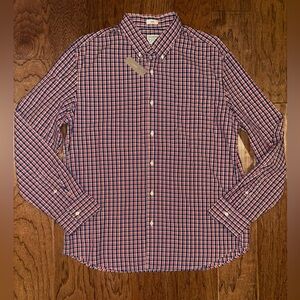 NWT J Crew Slim Fit Secret Wash Shirting Size XL